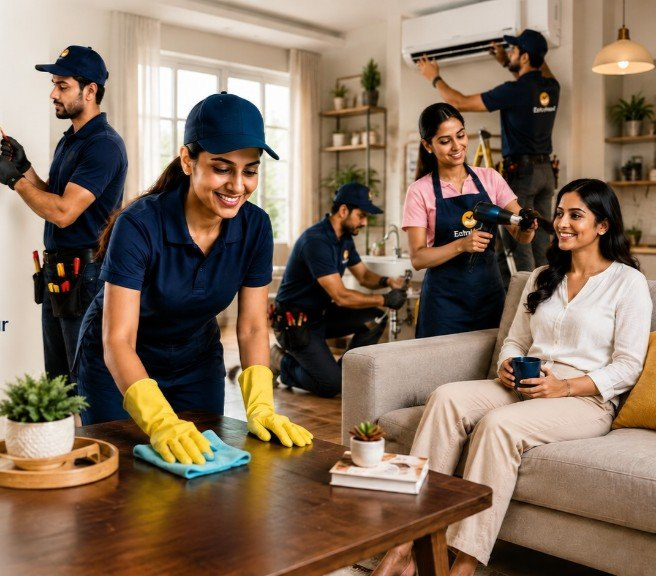 Book trusted home services with ExtraHand